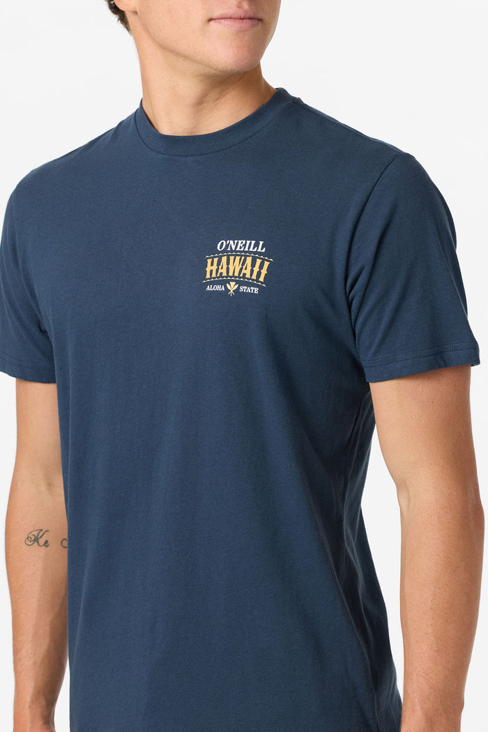 Hawaii Arch Standard Fit Tee - New Navy | O'Neill