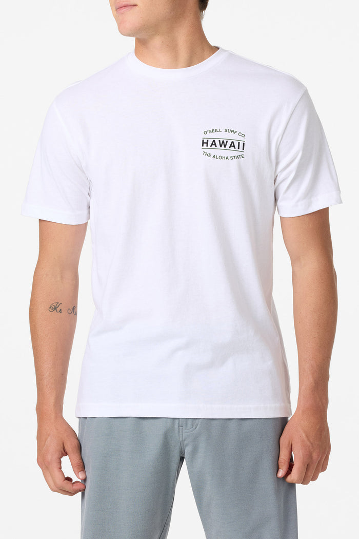 Hawaii Fish Standard Fit Tee - White | O'Neill