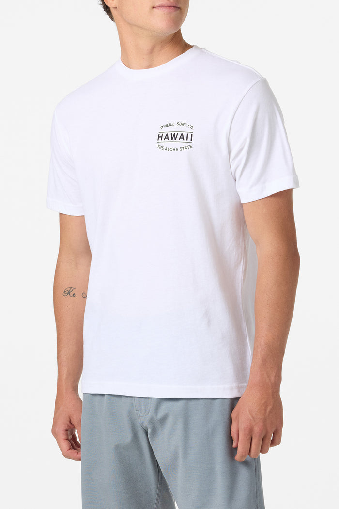 Hawaii Fish Standard Fit Tee - White | O'Neill