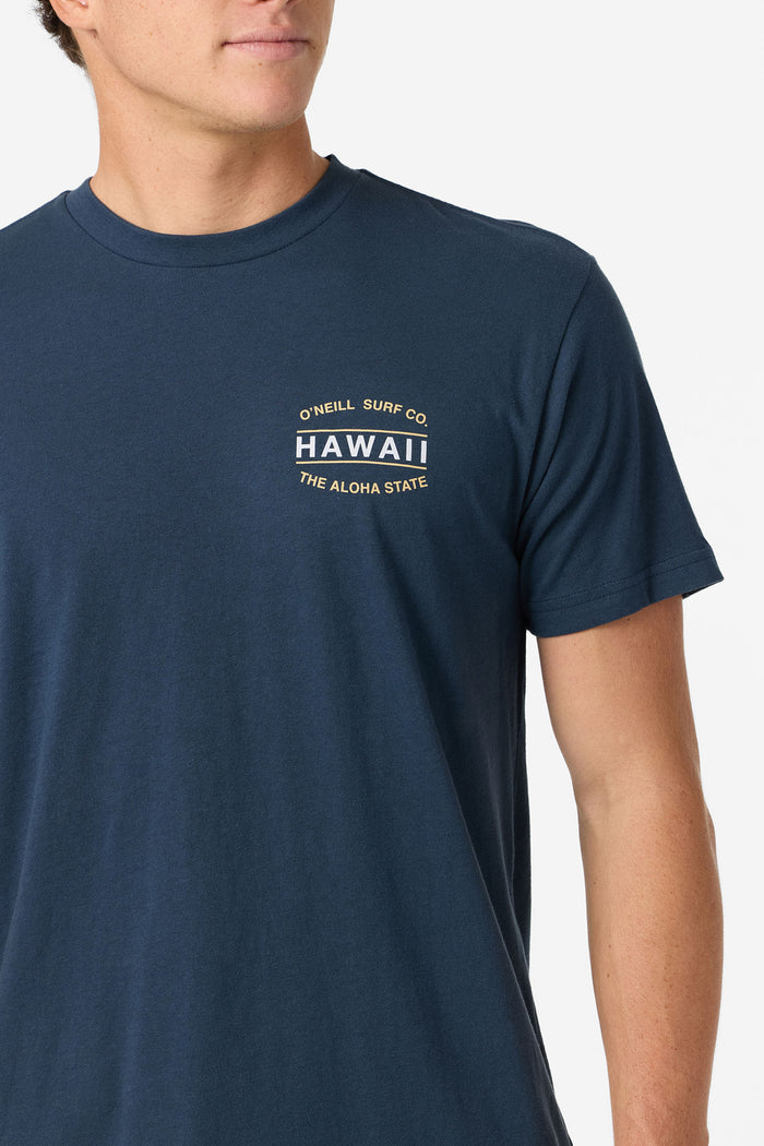 Hawaii Fish Standard Fit Tee - New Navy | O'Neill