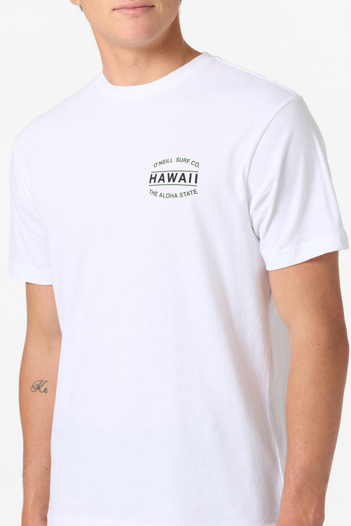 Hawaii Fish Standard Fit Tee - White | O'Neill