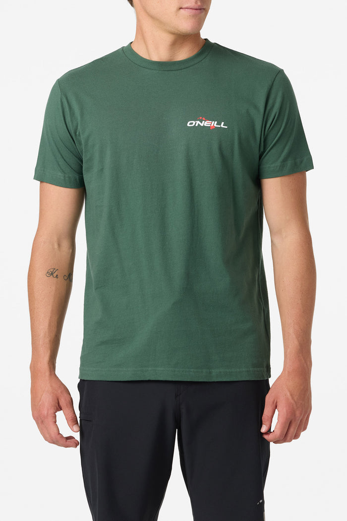 Hawaii Flag 2 Standard Fit Tee - Cilantro | O'Neill