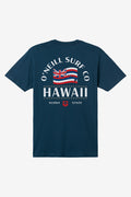 Hawaii Flag Standard Fit Tee - New Navy | O'Neill