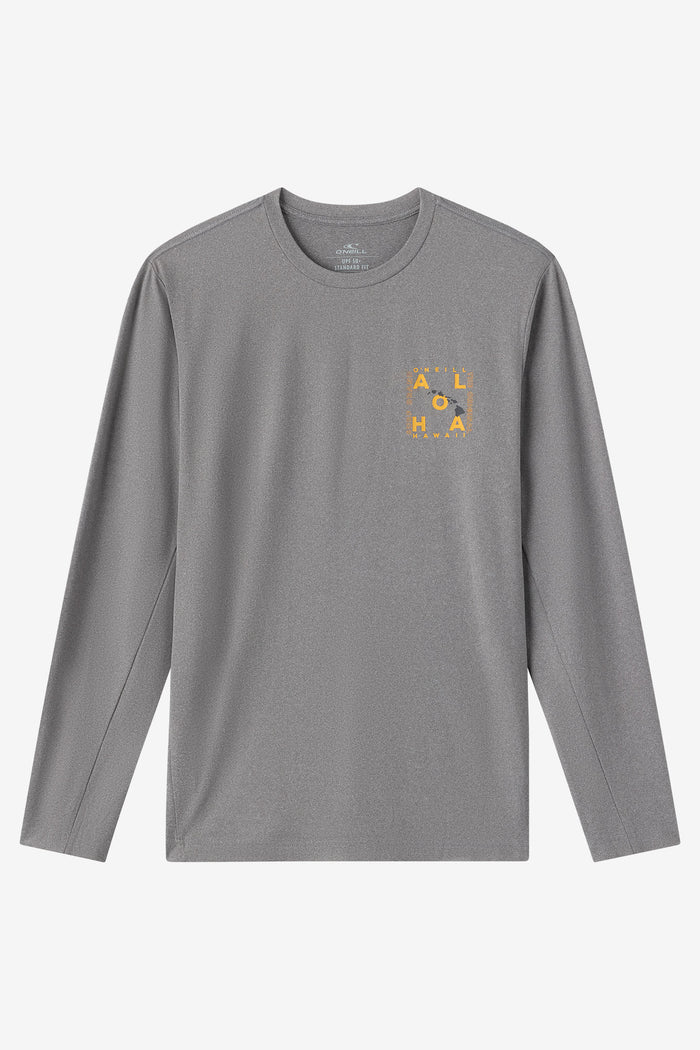 Hawaii Layout UPF Long Sleeve Standard Fit Tee -  | O'Neill