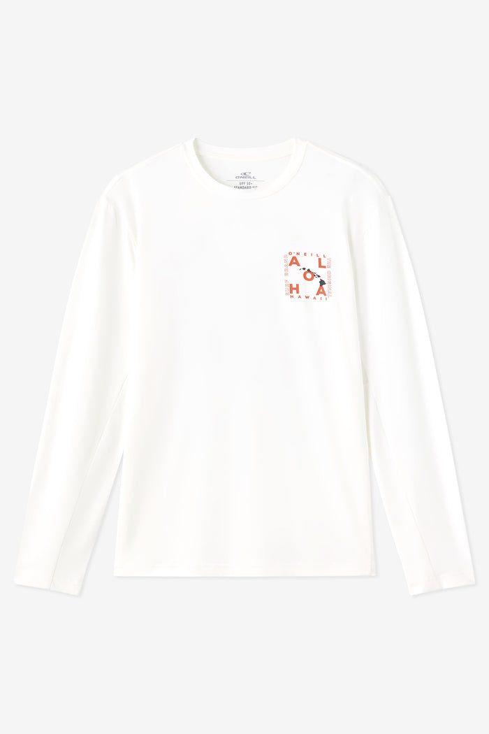 Hawaii Layout UPF Long Sleeve Standard Fit Tee -  | O'Neill