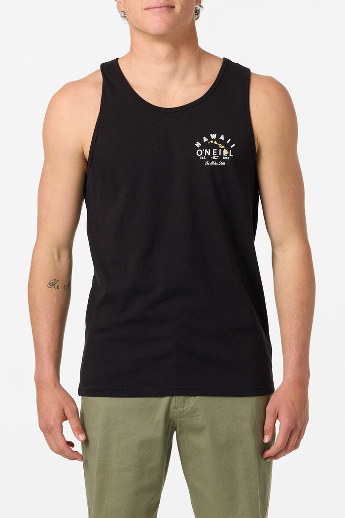 Hawaii Rooster Standard Fit Tank - Black | O'Neill