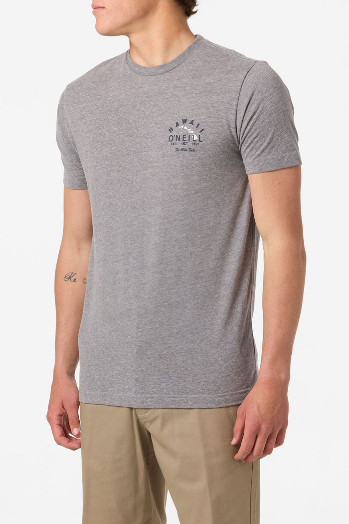 Hawaii Rooster Standard Fit Tee - Heather Grey | O'Neill