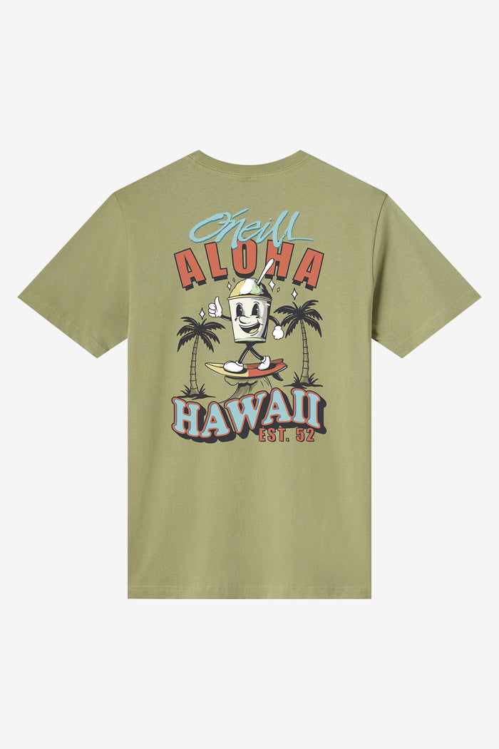 Hawaii Snack Time Classic Tee - Oil Green | O'Neill