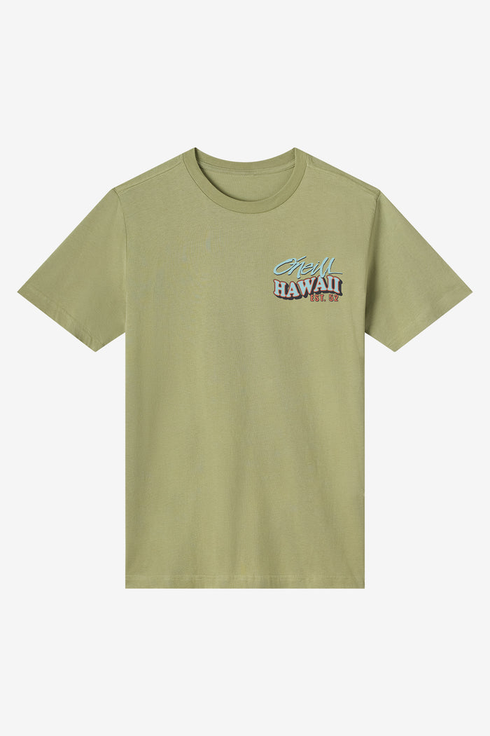 Hawaii Snack Time Classic Tee - Oil Green | O'Neill
