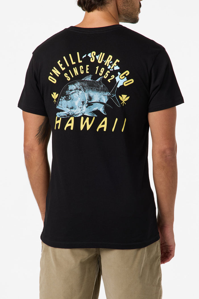 Hawaii Trevally Classic Tee - Black | O'Neill