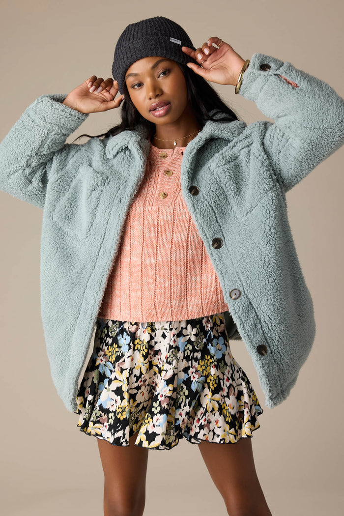 Heath High Pile Oversized Fleece Jacket -  | O'Neill