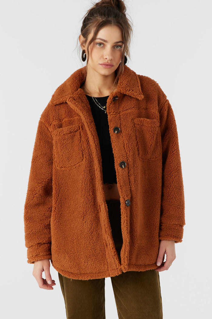 Heath High Pile Oversized Fleece Jacket -  | O'Neill