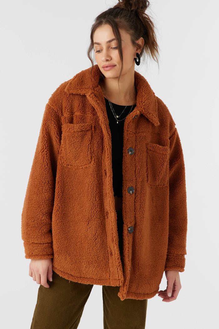 Heath High Pile Oversized Fleece Jacket -  | O'Neill