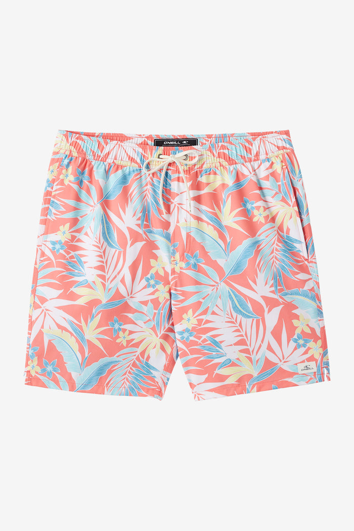 Hermosa E-Waist 17" Swim Trunks - Peach Echo | O'Neill