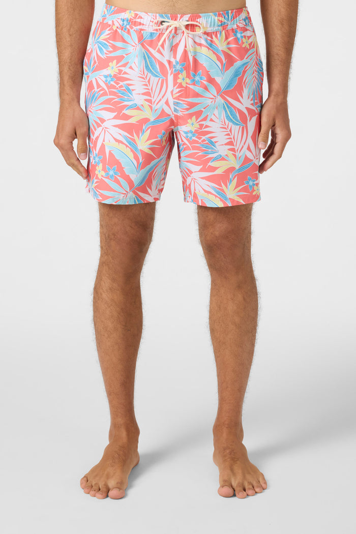 Hermosa E-Waist 17" Swim Trunks - Peach Echo | O'Neill