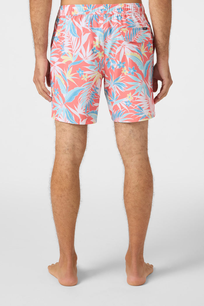 Hermosa E-Waist 17" Swim Trunks - Peach Echo | O'Neill