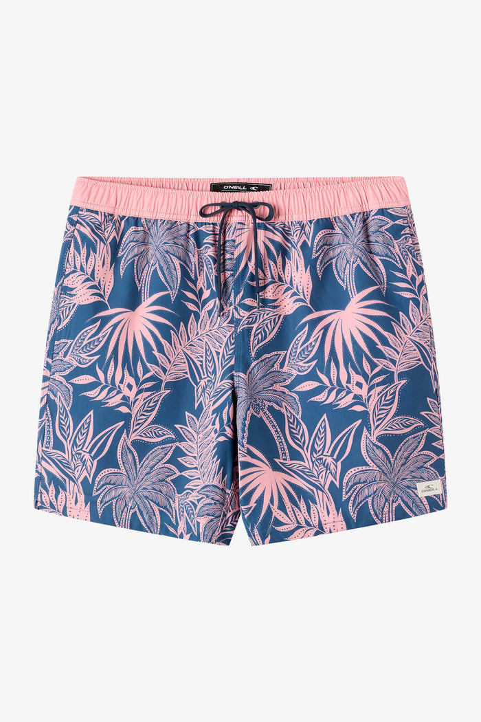 Hermosa Elastic Waist Lined 17" Swim Trunks - Vn Indigo | O'Neill