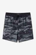 Hermosa Elastic Waist Lined 17" Swim Trunks - Black Camo | O'Neill