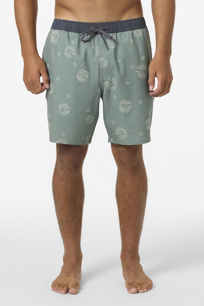Hermosa Elastic Waist Lined 17" Swim Trunks - Sage2 | O'Neill