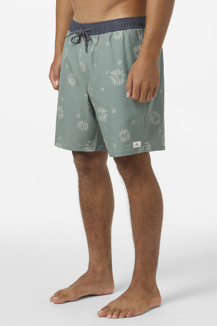 Hermosa Elastic Waist Lined 17" Swim Trunks - Sage2 | O'Neill