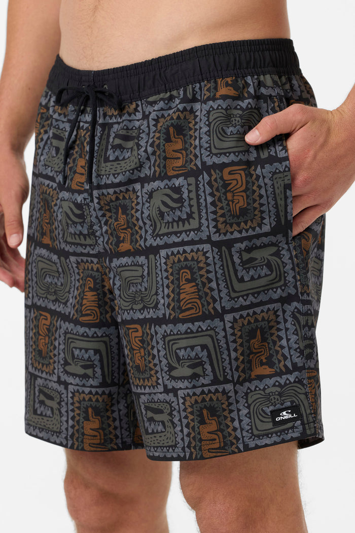 Hermosa Elastic Waist Lined 17" Swim Trunks -  | O'Neill