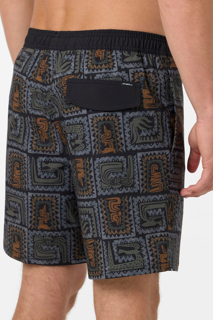 Hermosa Elastic Waist Lined 17" Swim Trunks -  | O'Neill