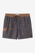 Hermosa Retro 17" Elastic Waist Swim Trunks - Phantom | O'Neill