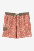 Hermosa Retro 17" Elastic Waist Swim Trunks - Chutney | O'Neill
