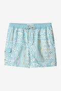 Hermosa Retro 17" Elastic Waist Swim Trunks - Cream | O'Neill