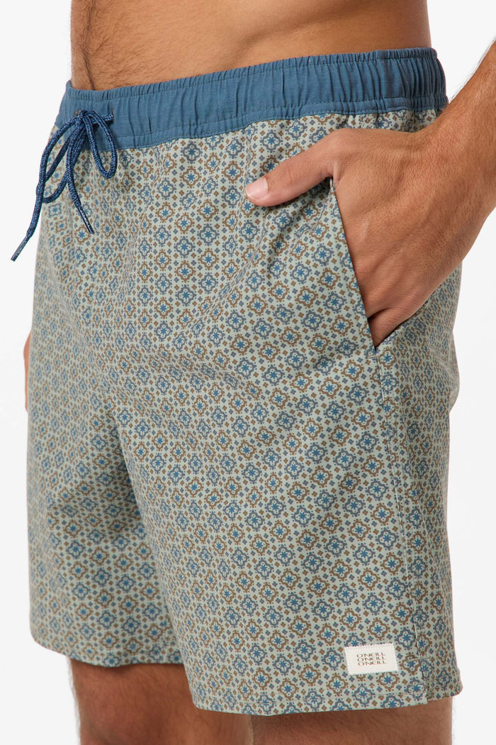 Hermosa Retro 17" Elastic Waist Swim Trunks -  | O'Neill