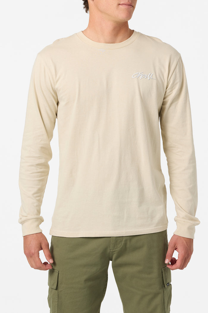Home Grown Standard Fit Long Sleeve Tee - Lt Khaki | O'Neill