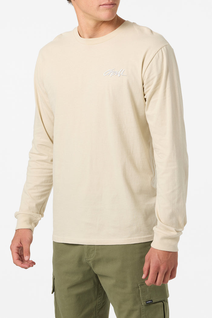 Home Grown Standard Fit Long Sleeve Tee - Lt Khaki | O'Neill