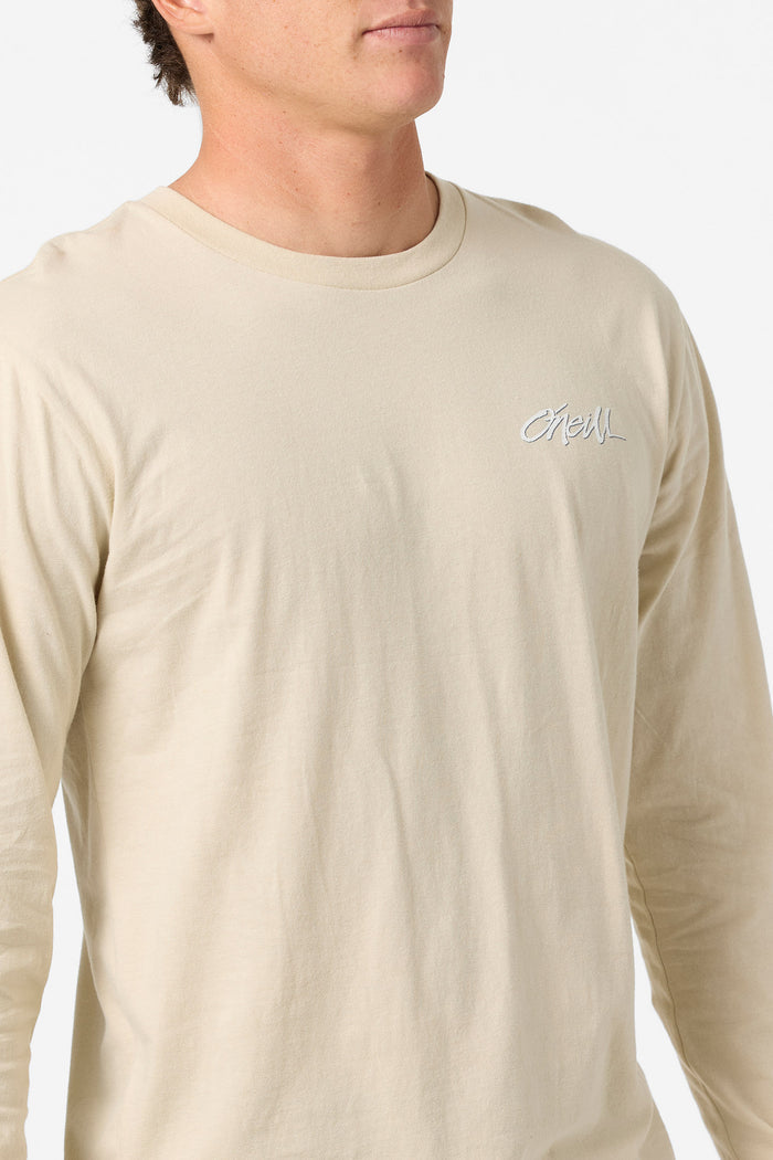 Home Grown Standard Fit Long Sleeve Tee - Lt Khaki | O'Neill