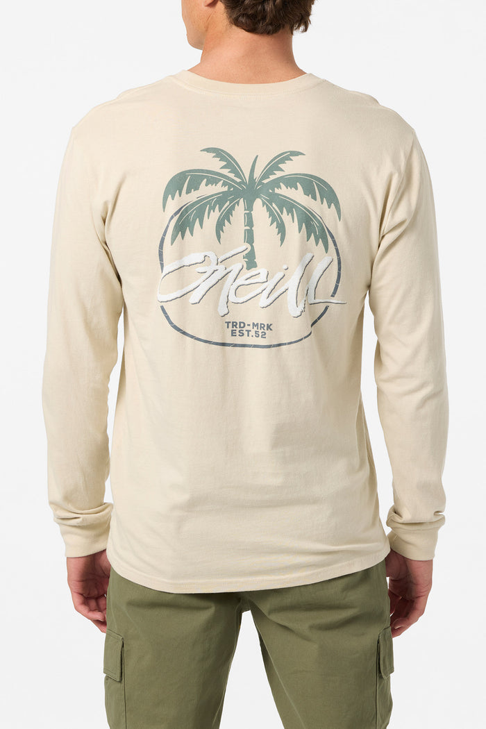 Home Grown Standard Fit Long Sleeve Tee - Lt Khaki | O'Neill