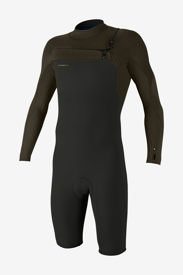 Hyperfreak 2mm Chest Zip L/S Spring Wetsuit - Raven/Arm | O'Neill
