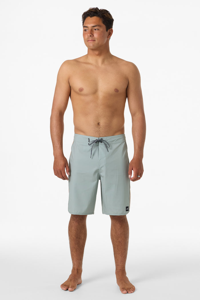 Hyperfreak Blindside Scallop 19" Boardshorts - Seagrass | O'Neill