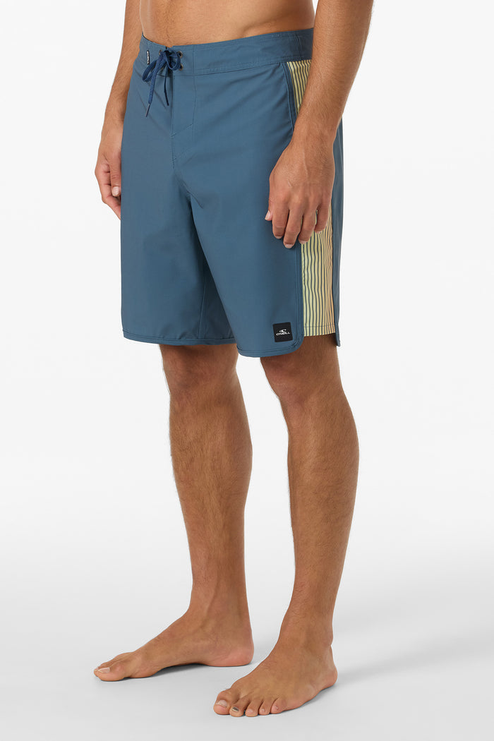Hyperfreak Blindside Scallop 19" Boardshorts - Dark Slate | O'Neill