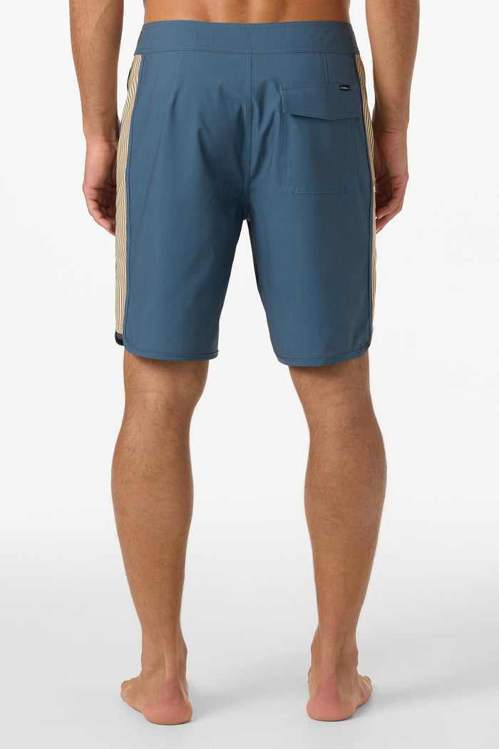 Hyperfreak Blindside Scallop 19" Boardshorts - Dark Slate | O'Neill