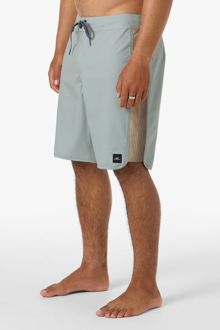 Hyperfreak Blindside Scallop 19" Boardshorts - Seagrass | O'Neill
