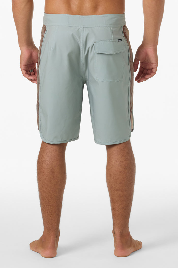Hyperfreak Blindside Scallop 19" Boardshorts - Seagrass | O'Neill
