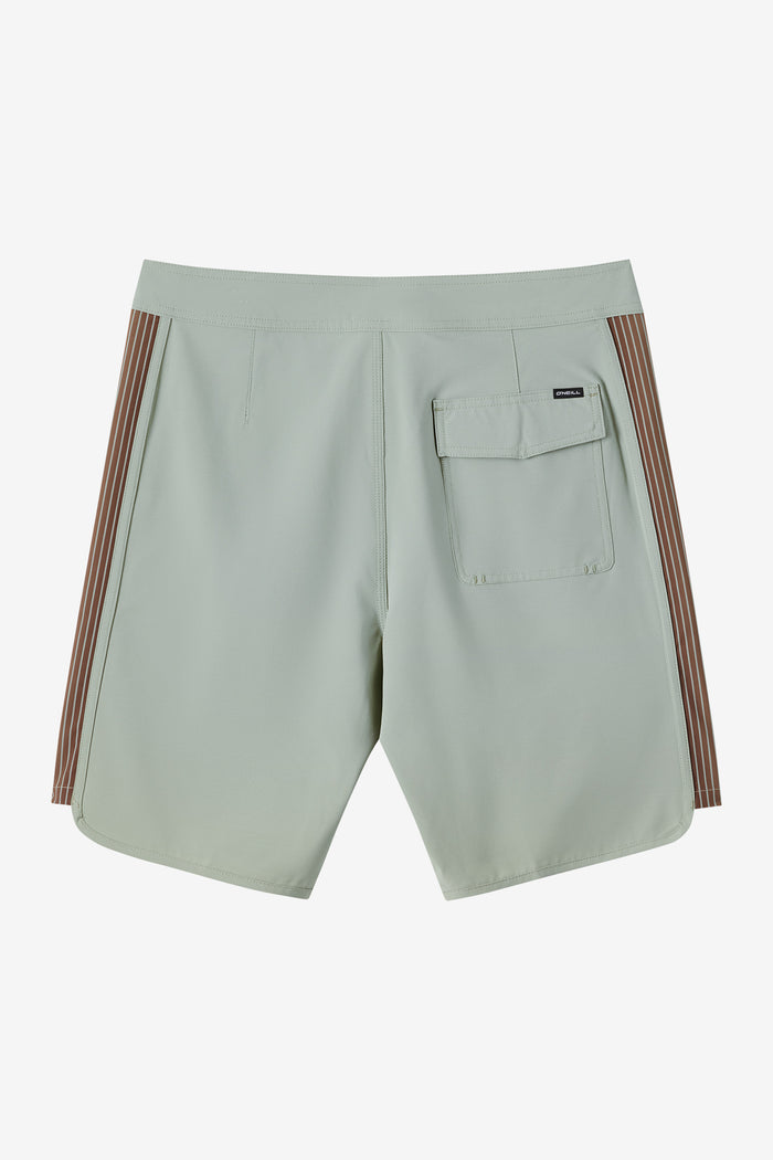 Hyperfreak Blindside Scallop 19" Boardshorts - Seagrass | O'Neill