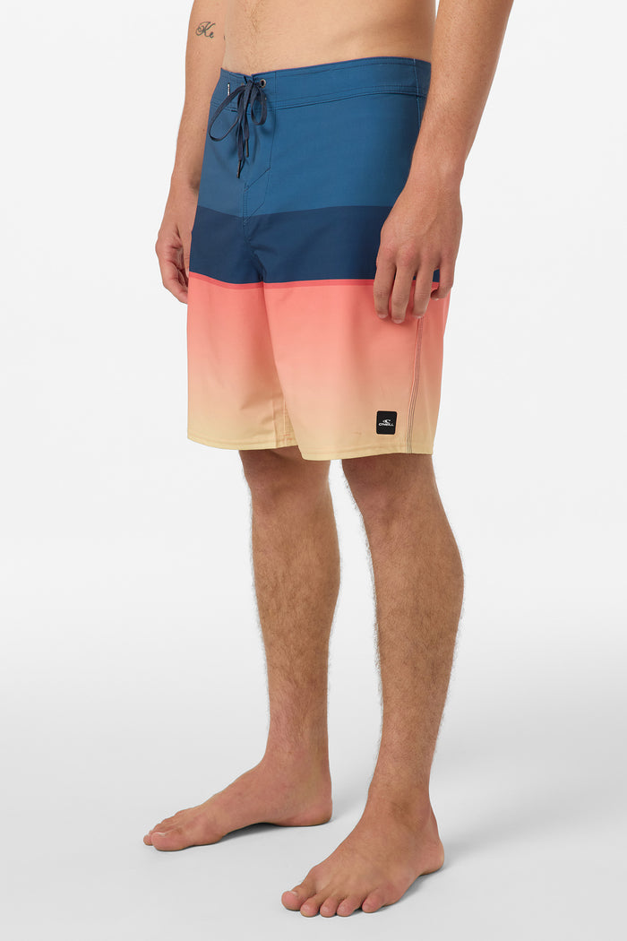 Hyperfreak Heat Block 19" Boardshorts - Persimmon | O'Neill