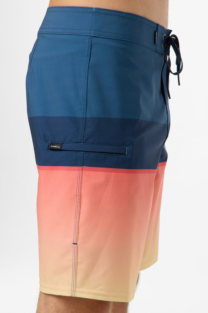 Hyperfreak Heat Block 19" Boardshorts - Persimmon | O'Neill
