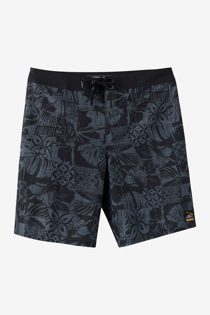 Hyperfreak Heat Hawaii 20" Boardshorts - Graphite | O'Neill