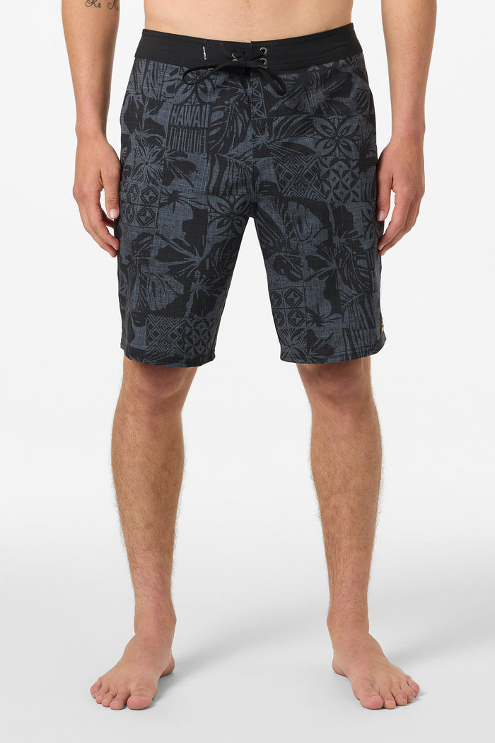 Hyperfreak Heat Hawaii 20" Boardshorts - Graphite | O'Neill
