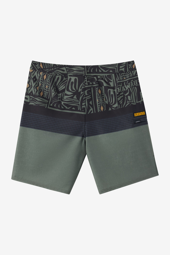 Hyperfreak Heat Hawaii 20" Boardshorts - Dark Olive | O'Neill