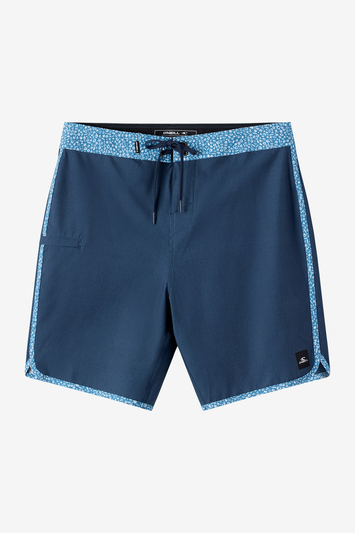 Hyperfreak Heat Scallop 18" Boardshorts - Midnight Navy | O'Neill