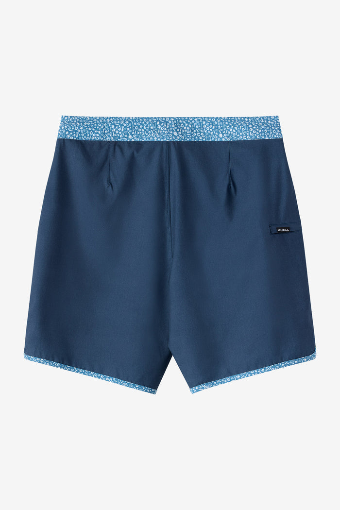 Hyperfreak Heat Scallop 18" Boardshorts - Midnight Navy | O'Neill