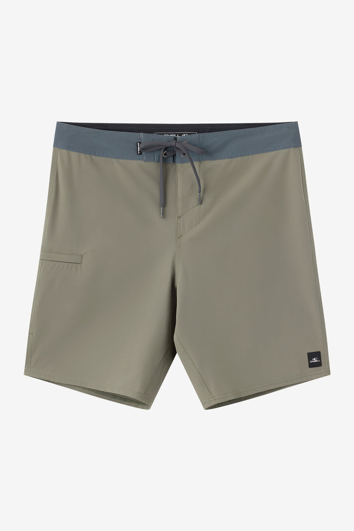 Hyperfreak Heat Solid 19" Boardshorts - Mulled Basil | O'Neill
