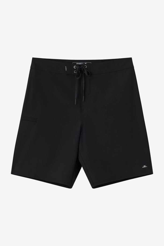 Hyperfreak Heat Solid 19" Boardshorts - Black | O'Neill